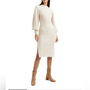 French Connection Kessy Puff Sleeve Sweater Dress